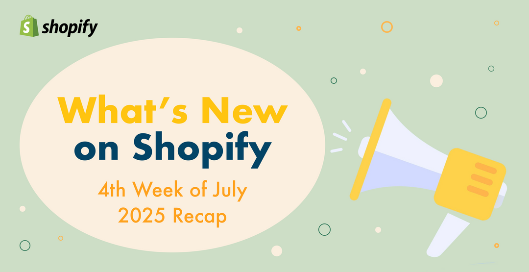 Shopifyアップデート第4週目についての記事バナー画像 