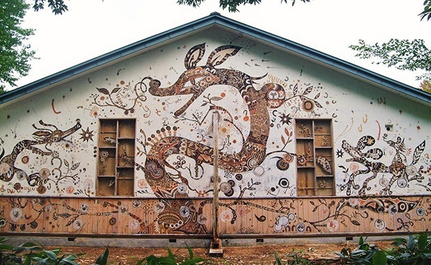 [神奈川/箱根] 彫刻の森美術館 淺井裕介 - 絵の種 土の旅 -