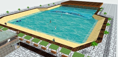 [KOBE-REYES] Artificial surfing facilities opened in April 2016