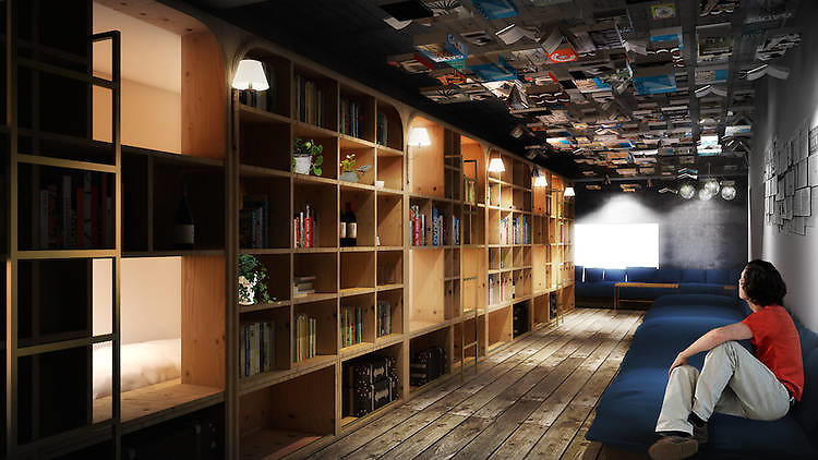 [泊まれる本屋] ホステル BOOK AND BED TOKYO @ 池袋