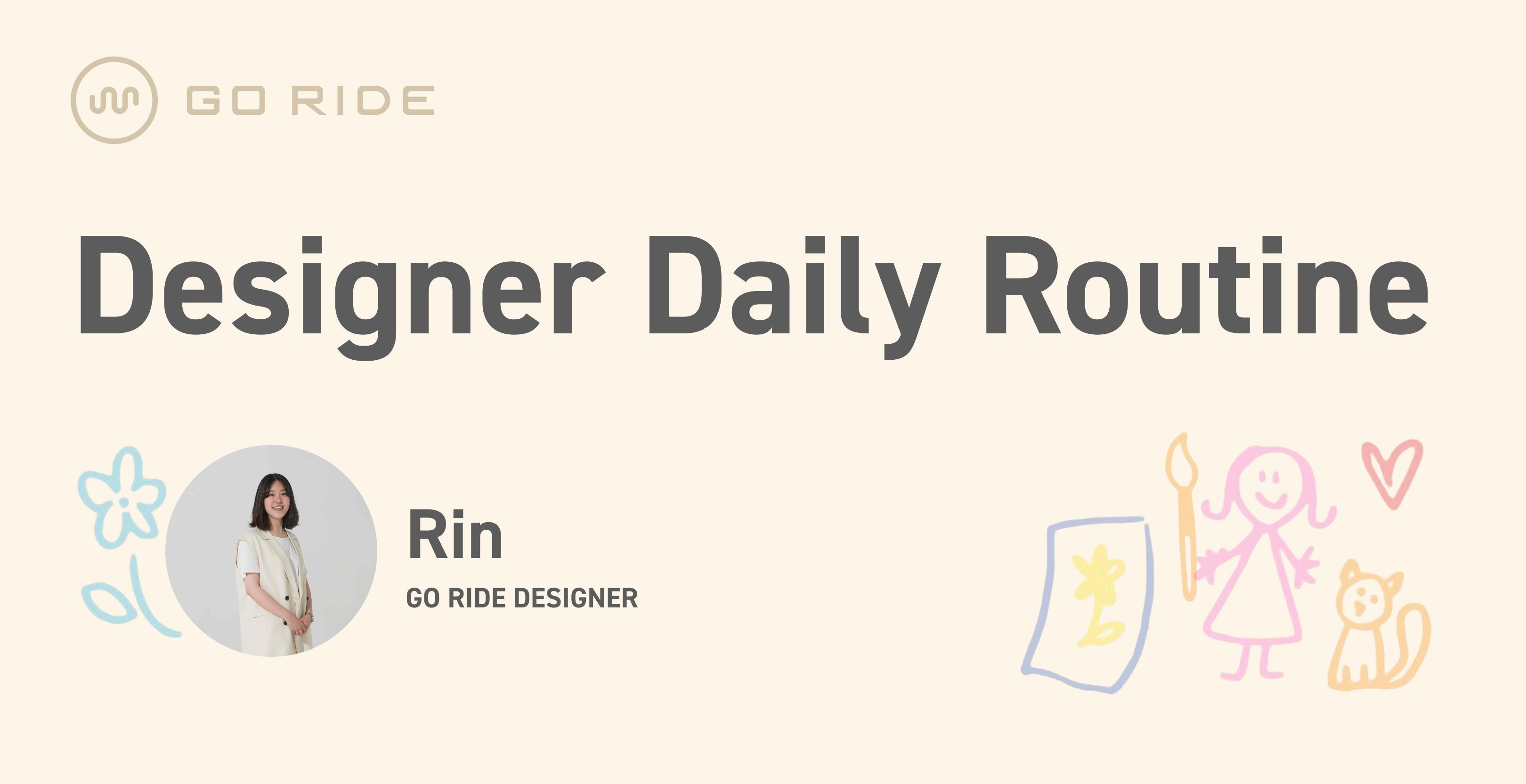 One -day routine of designers working at Go Ride β ζ ͺεΌδΌη€ΎGO RIDE ...