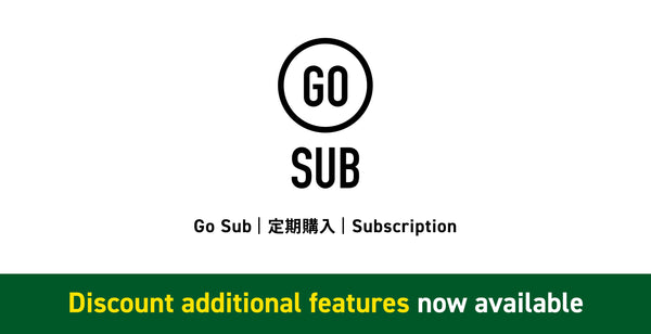 【待望の！Shopifyディスカウントの追加機能が利用可能へ】Go Sub | 定期購入 | Subscription アップデート
