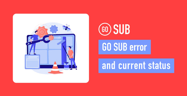 【重要】6月3日に発生したShopify不具合によるGO SUBのエラーと現在の対応状況について