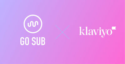 Sales in collaboration between SHOPIFY's regular purchase application "GO SUB | Subscription | SubScription" and KLAVIYO!