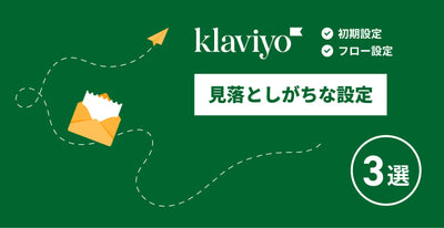 3 selections that tend to be overlooked by the initial settings and flow of KLAVIYO [Email Marketing]