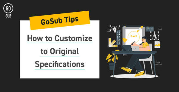 [GO SUB TIPS] Compatible with all plans! Thorough explanation of how to customize the sub -school selection / account screen to the original specification