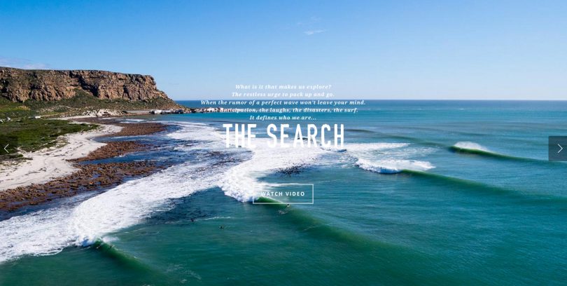 [SURFING]今すぐ旅に出たくなる　1分50秒のサーフトリップ 　&quot;The Search&quot; by リップカール