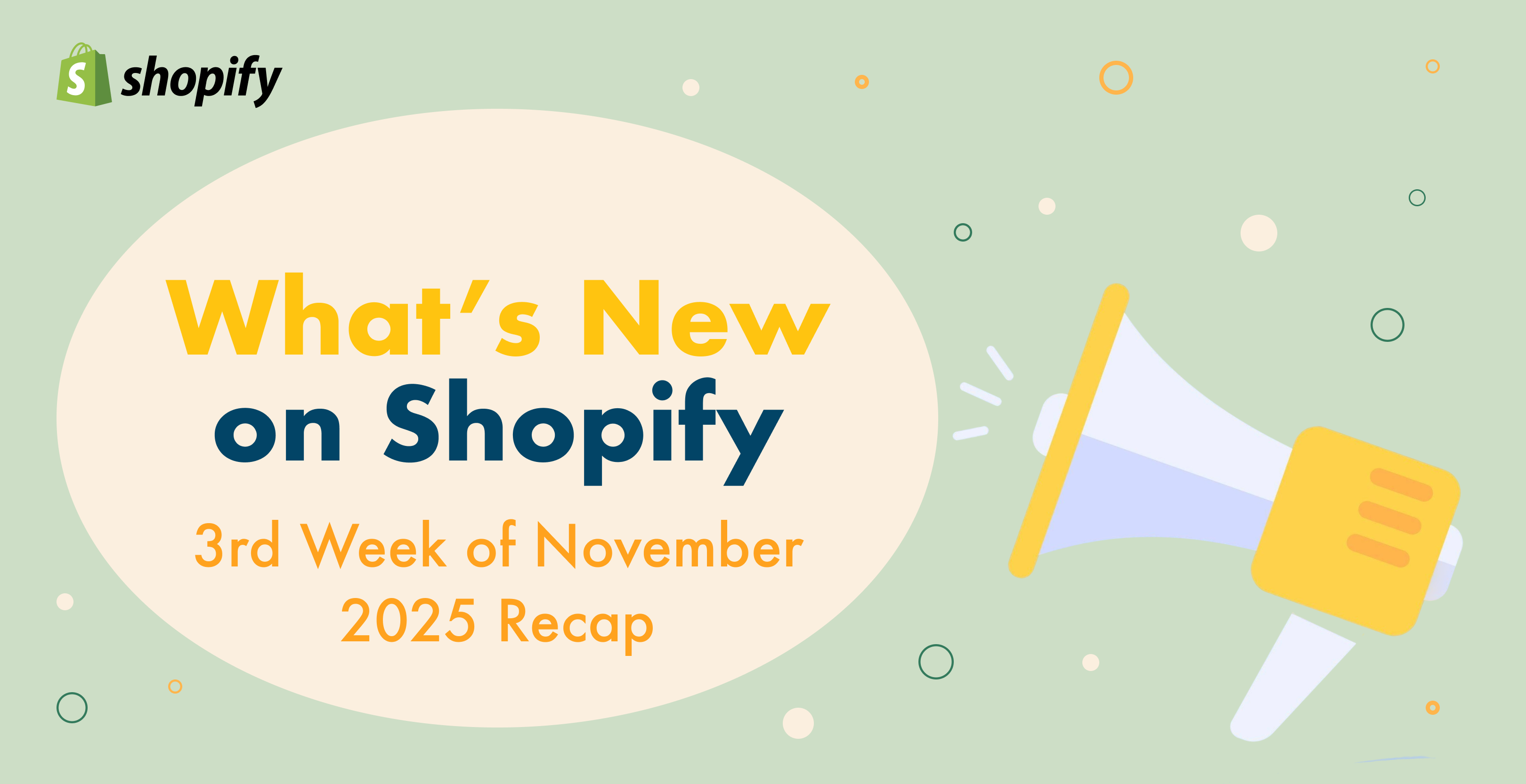 Shopifyアップデート第3週目についての記事バナー画像 