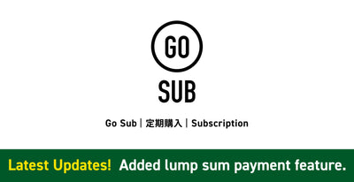 [Summary payment function] GO SUB | Subscription | Subscription update