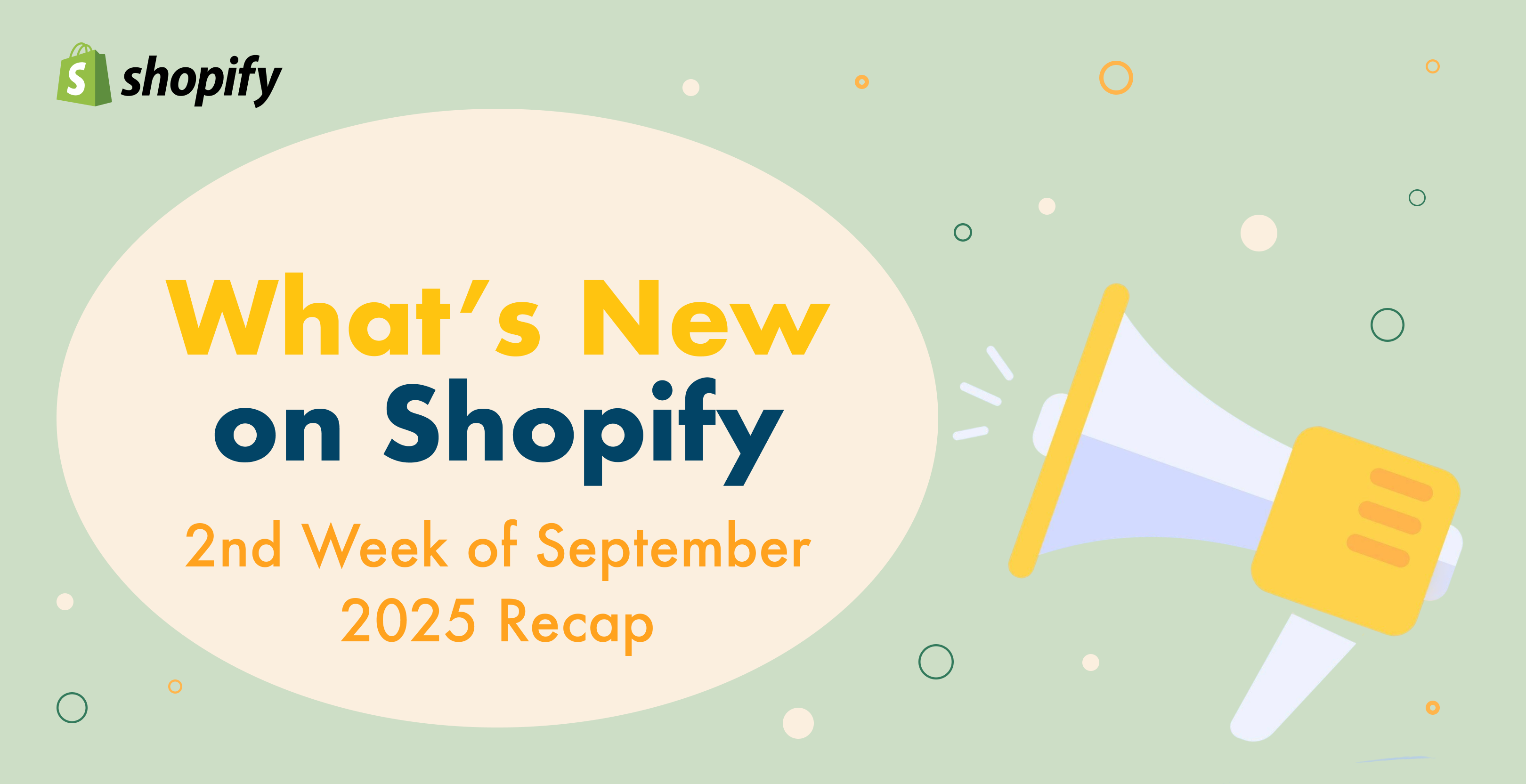 Shopifyアップデート第2週目についての記事バナー画像 