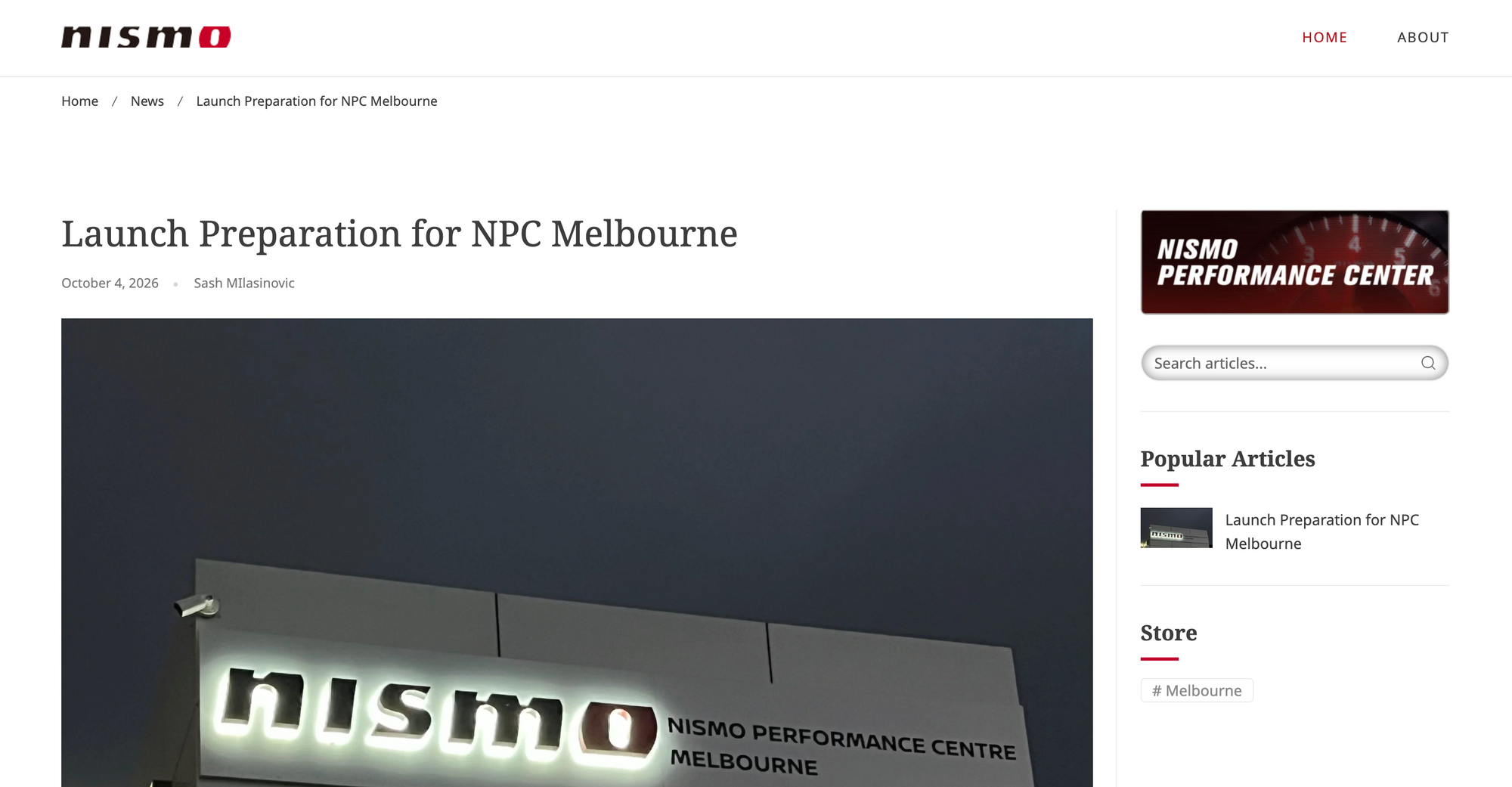 NISMO Performance Center Staff Blog